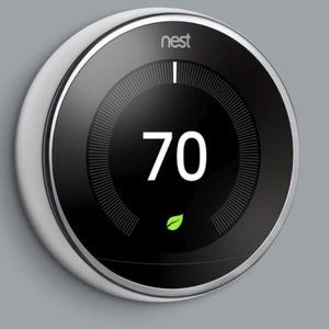 NEST Learning Thermostat Polished Steel